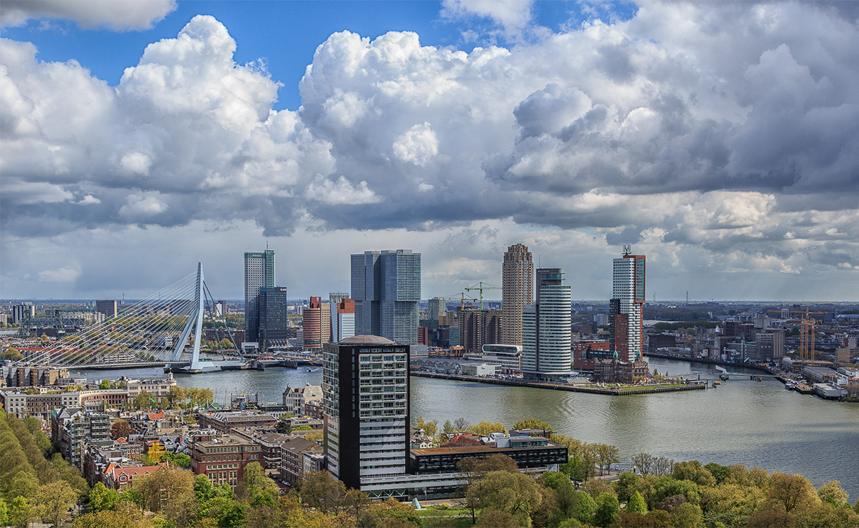 Uitzicht vanaf Euromast | Rotterdam, 26 april 2017