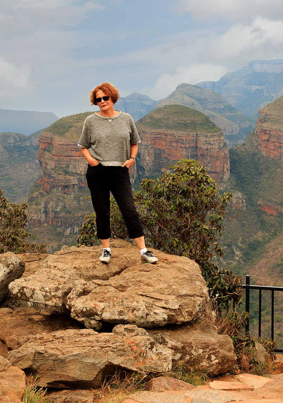 Even poseren bij de Drie Rondavels | Graskop, Blyde River Canyon – 15 november 2014