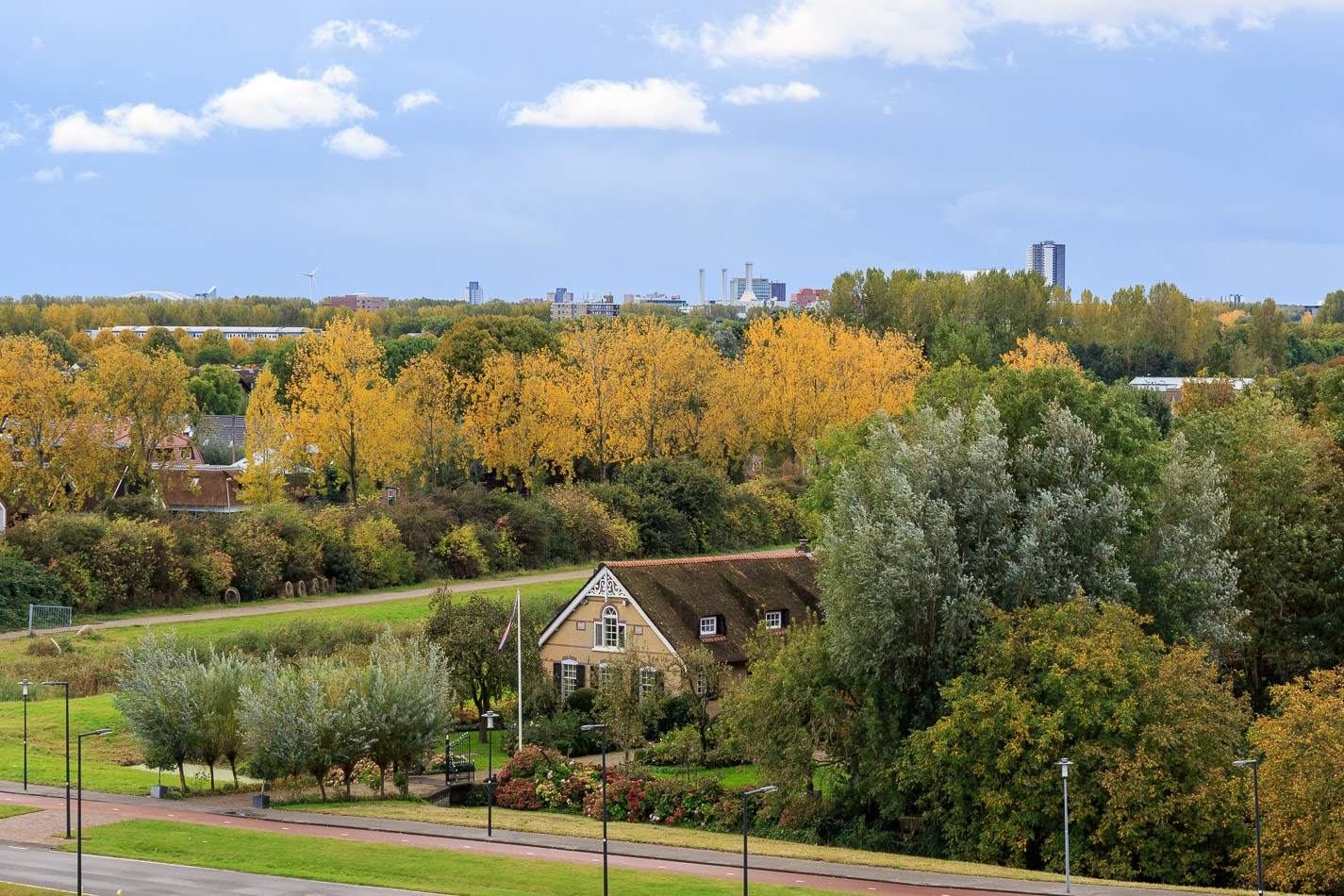 Uitzicht vanaf ons balkon | 10 oktober 2016