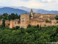 Uitzicht vanaf de Mirador de San Nicolas op het Alhambra Paleis