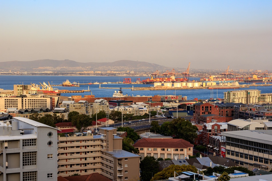 Uitzicht vanaf ons balkon | Kaapstad, Zuid-Afrika, 30 december 2018